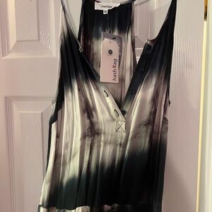 Black and white jumpsuit